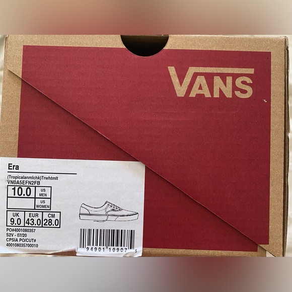 new in box Vans mens 10 tropical TROPICALANMLCH Womans 11.5 Sold out! - Picture 5 of 7